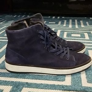 To Boot New York blue suede high top sneakers